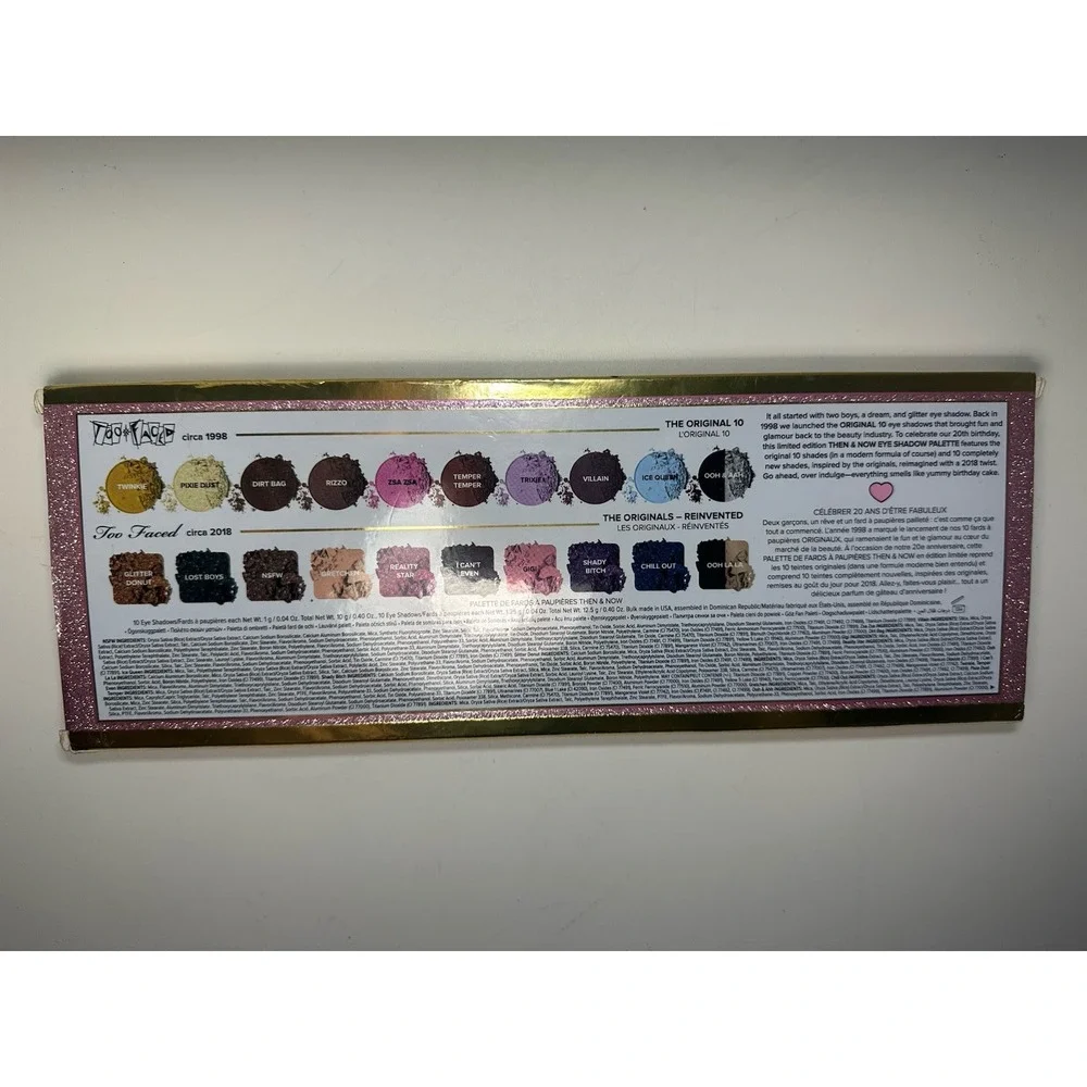 Too Faced Then And Now Eyeshadow Palette Limited Edition!